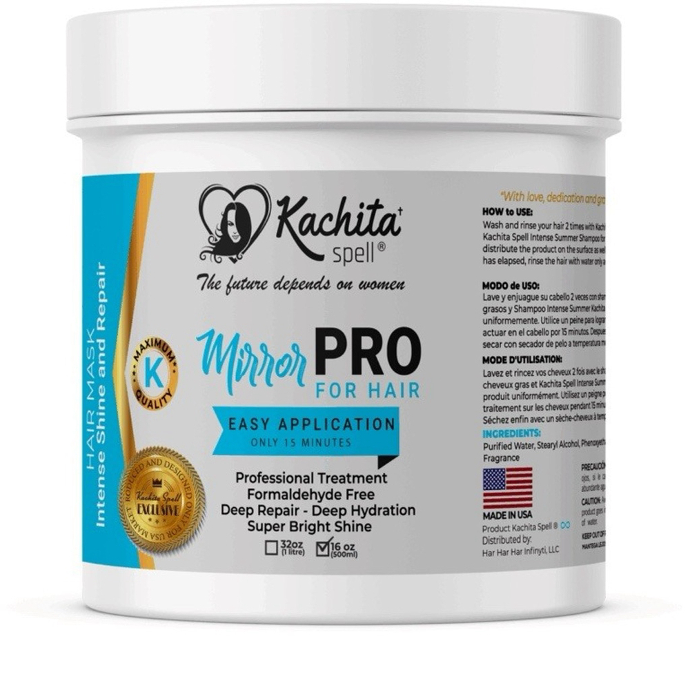 Kachita Spell Mirror Pro Hair Mask 16 oz Shine Repair USA